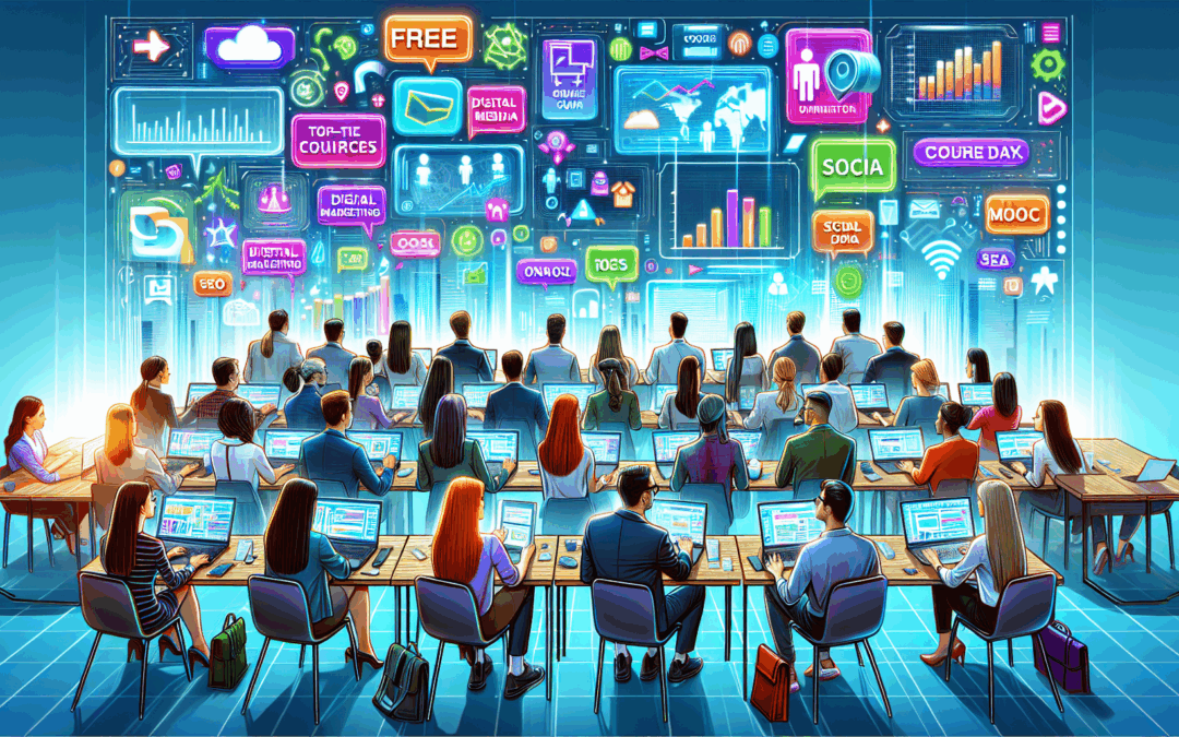 découvrez les meilleures formations gratuites, moocs et cours en ligne en marketing digital pour 2025